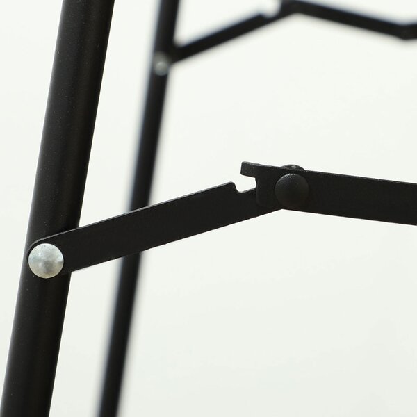 HOMCOM Specchio a figura intera, senza cornice, autoportante/montabile a parete, supporto in metallo, 50x150 cm, Nero