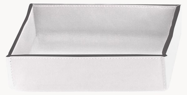 Vassoio decorativo in pelle Nappa