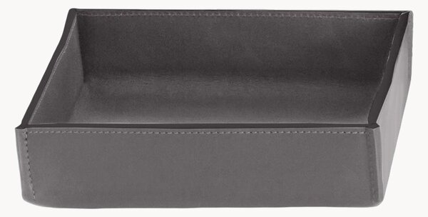 Vassoio decorativo in pelle Nappa