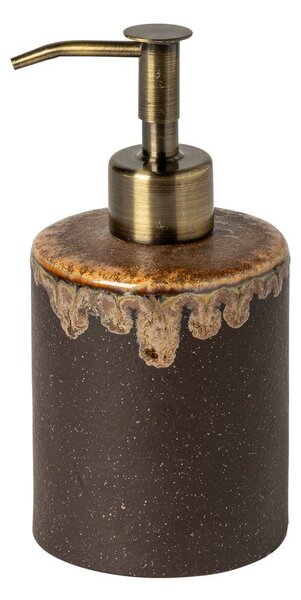 Dispenser per sapone marrone in gres Poterie Bath – Casafina