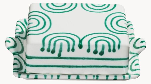 Burriera fatta a mano Green Flamed