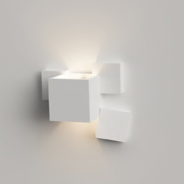 Applique gesso lampadari bartalini isej ap16 g9 led verniciabile biemissione - Lampadari Bartalini Gesso