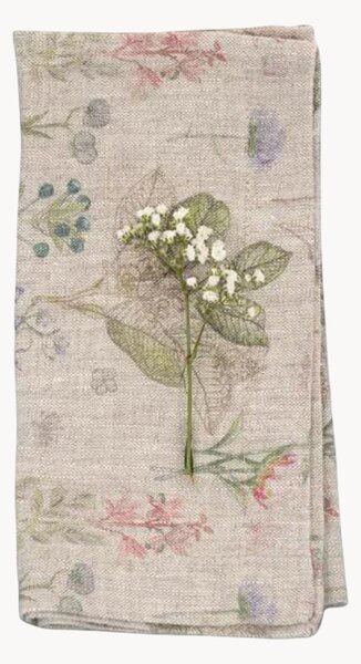 Set di 2 tovaglioli in lino fatti a mano Botany on Light