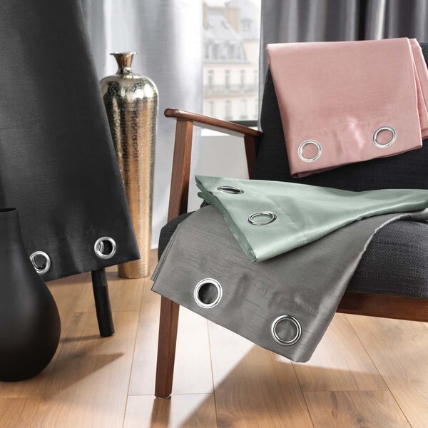 Tenda rosa in microsatinato 140x240 cm Shana – douceur d'intérieur