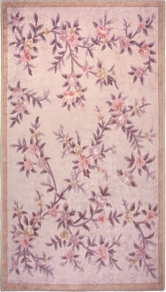 Tappeto lavabile rosa chiaro 150x80 cm - Vitaus
