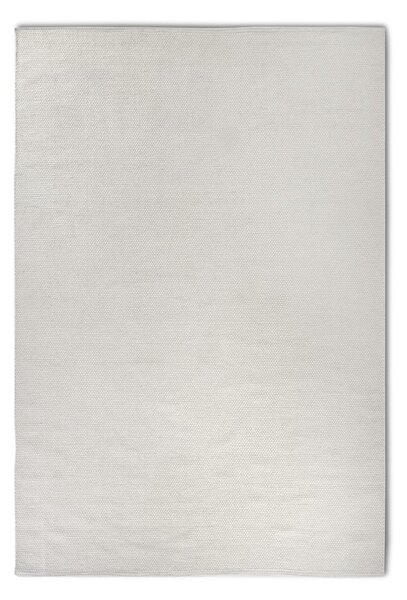 Tappeto color crema tessuto a mano in lana 80x150 cm Pradesh Natural White - Elle Decoration