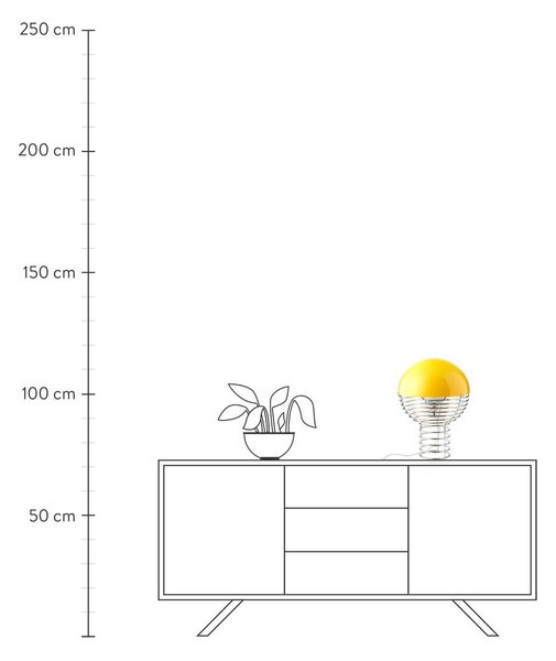 Lampada da tavolo Wire, design Verner Panton