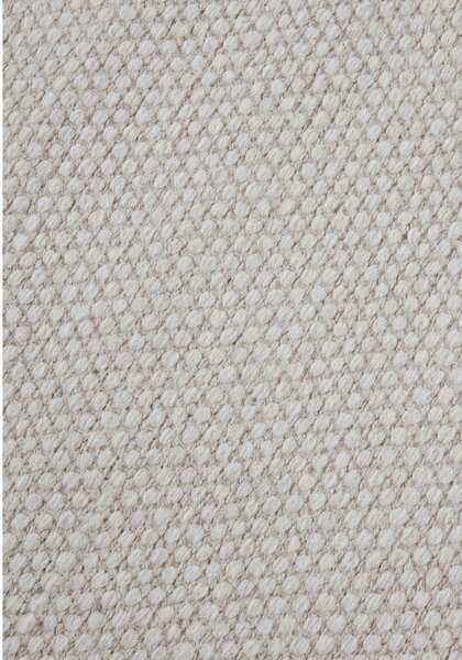 Tappeto color crema tessuto a mano in lana 80x150 cm Pradesh Natural White - Elle Decoration