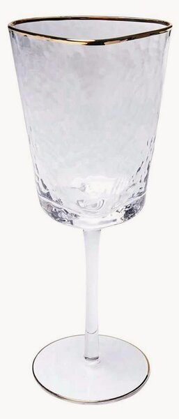 Set di 4 bicchieri da vino rosso in vetro soffiato Hommage