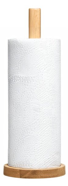 Portarotolo da cucina verticale di colore naturale in legno ø 12 cm Soka – Premier Housewares