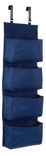 Organizer da bagno blu scuro in tessuto Verti – Premier Housewares