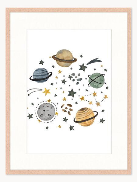 Stampa digitale incorniciata Across The Universe, varie misure