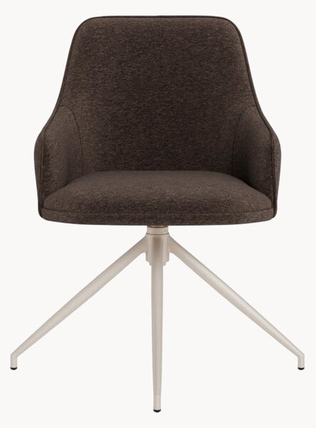 Set di 2 sedie girevoli imbottite Adia