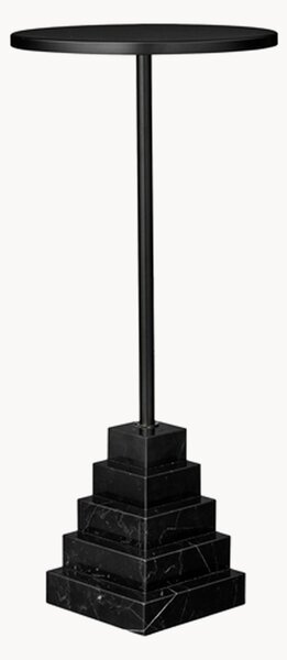 Tavolino rotondo con base in marmo Solum