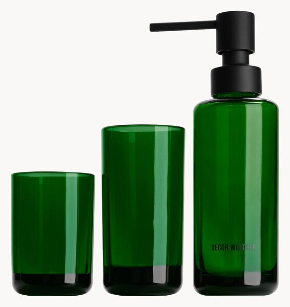Set dispenser sapone con porta spazzolini Pop Up, set da 4