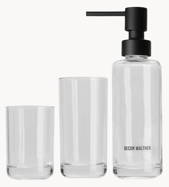 Set dispenser sapone con porta spazzolini Pop Up, set da 3