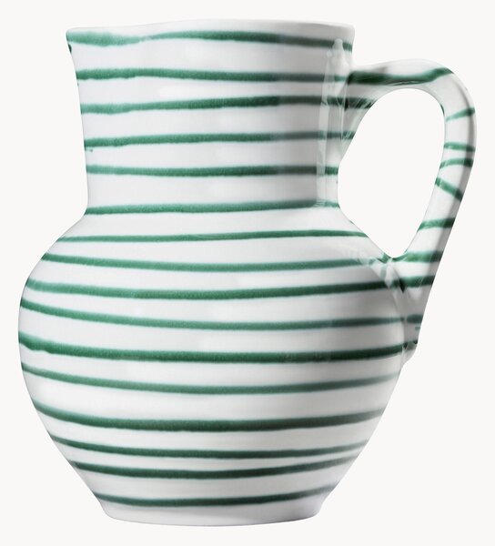 Brocca in ceramica fatta a mano Grüngeflammt, 1 L