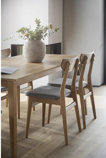 Set di 2 sedie da pranzo in colore naturale Rodham - Rowico