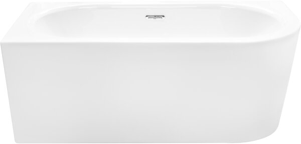 Besco Avita A-Line vasca da bagno a parete 150x75 cm ovale bianco #WAA-150ALS