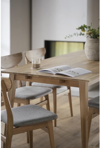 Set di 2 sedie da pranzo in colore naturale Rodham - Rowico