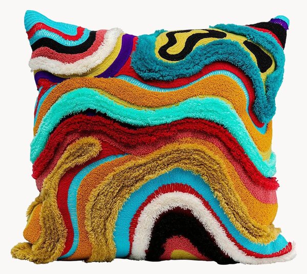 Cuscino in cotone Waves Multi