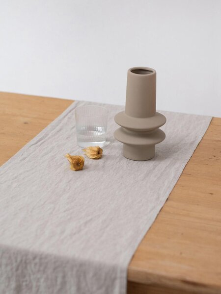 Runner da tavolo in lino Melange Lightweight