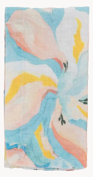 Set di 2 tovaglioli in lino Pastel Iris