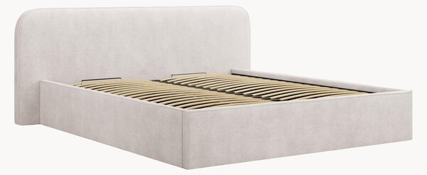 Letto imbottito con contenitore Elizabeth