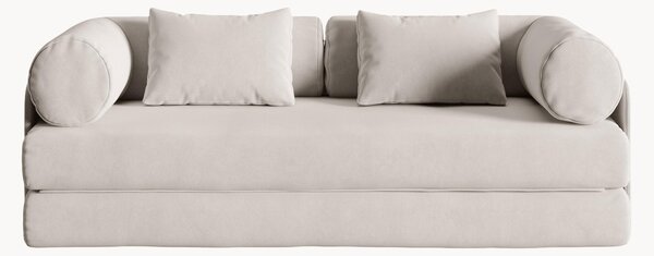 Divano letto 2 posti in velluto Dreamy, larg. 206 cm