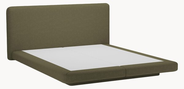 Letto imbottito in ciniglia Linea
