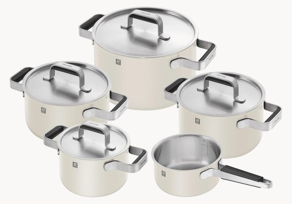 Batteria di pentole in acciaio inossidabile Pure 5 pz