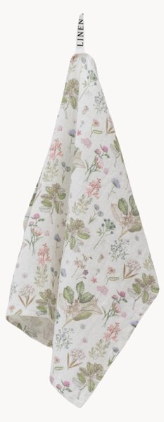 Strofinaccio in lino bianco Botany