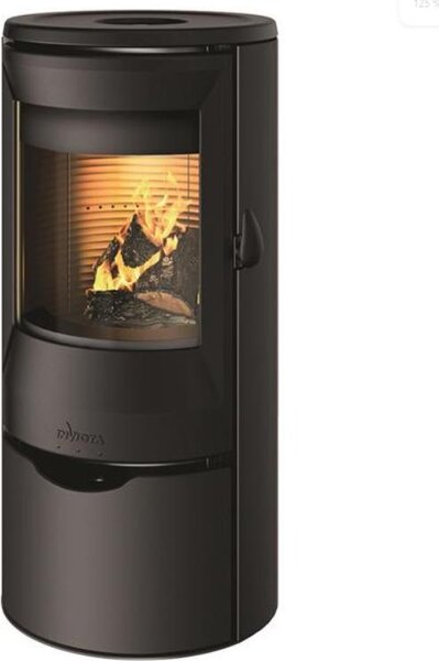 Stufa a legna in ghisa nera da 8kw Invicta P948838