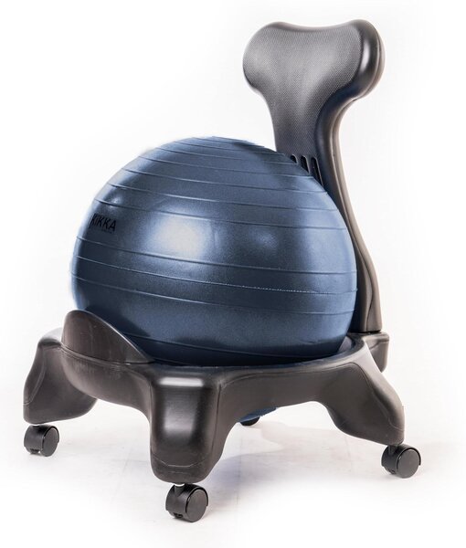 Sedia ergonomica attiva con palla gonfiabile