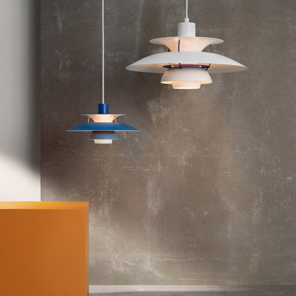 Lampada a sospensione Louis Poulsen, Bianco, Soggiorno, Metallo