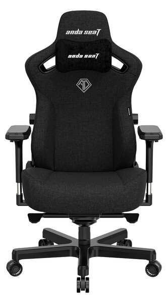 Sedia da gioco Anda Seat Kaiser 3 - L, tessuto nero