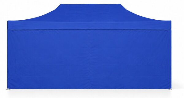 Gazebo pieghevole 3x6m ALU Standard con 4 pareti laterali chiuse - Blu