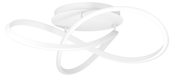 Lampada a soffitto design Riaza, colore bianco, diametro 83 cm