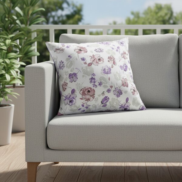 Federa cuscino Fiori viola