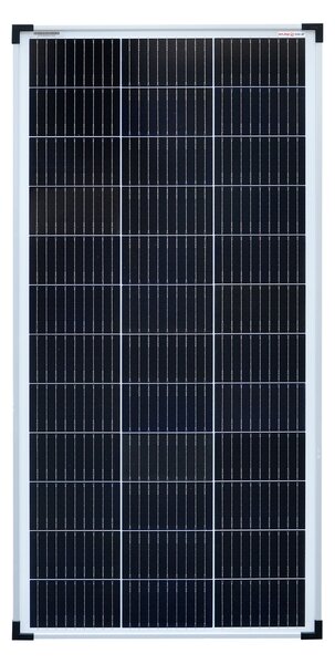 Enjoy solar® Classic modulo solare monocristallino 100W 12V (cornice argento) 0% IVA