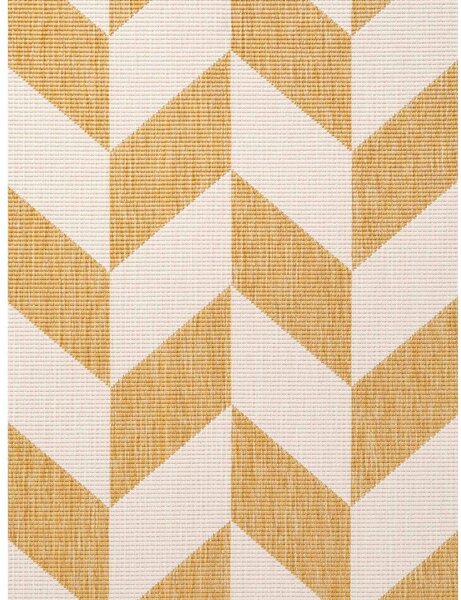 Tappeto da interno/esterno giallo ocra/color crema 120x170 cm Haringey Terrick – Ted Baker