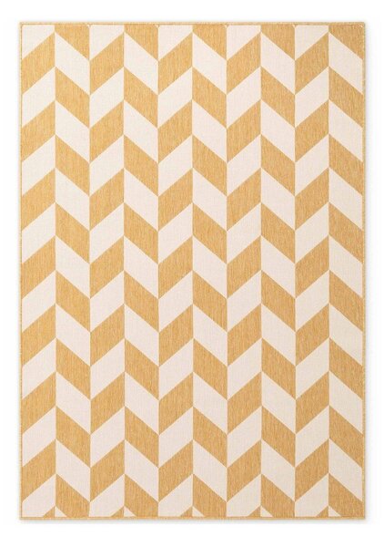 Tappeto da interno/esterno giallo ocra/color crema 120x170 cm Haringey Terrick – Ted Baker