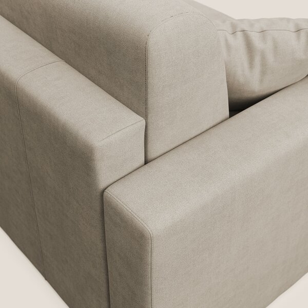 Best Divano letto angolare in tessuto impermeabile T02 beige