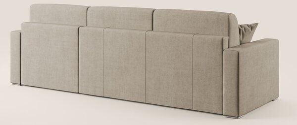 Best Divano letto angolare in tessuto impermeabile T02 beige