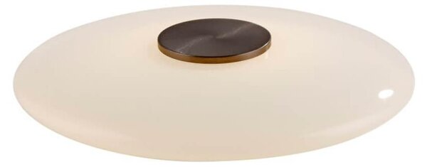 Lampada da tavolo a LED PAUL NEUHAUS PURE Vitrum con interruttore touch, 2700K marrone/opale, 4080-34