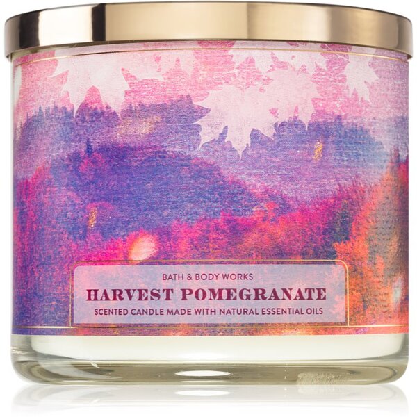 Bath & Body Works Harvest Pomegranate candela profumata 411 g