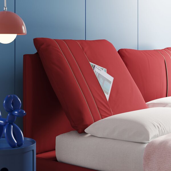 Giselle letto moderno con cuscini testata regolabili con tasche in mic