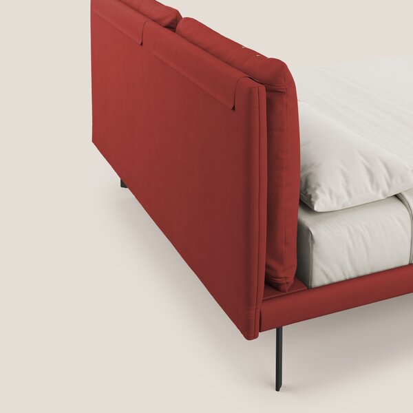 Giselle letto moderno con cuscini testata regolabili con tasche in mic
