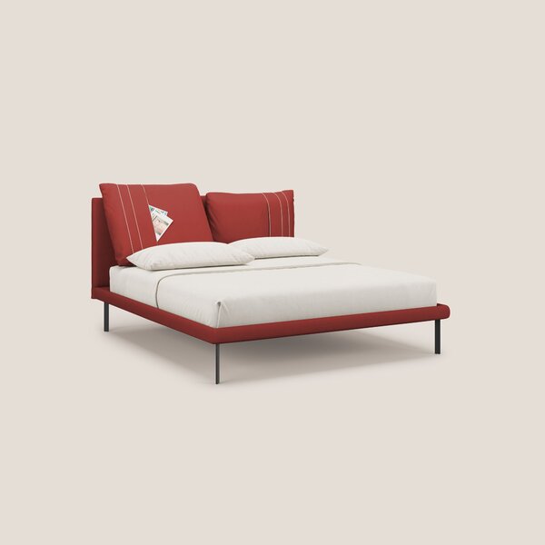 Giselle letto moderno con cuscini testata regolabili con tasche in mic
