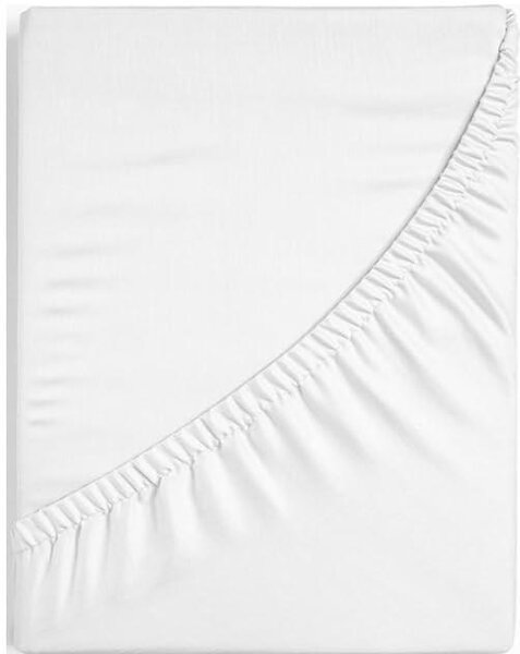 Lenzuolo di Cotonelogico, 90x220 cm, colore bianco